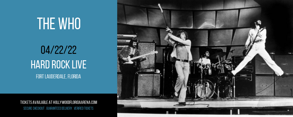 The Who at Hard Rock Live tickets The Who at Hard Rock Live