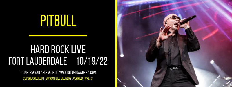 Pitbull at Hard Rock Live tickets Pitbull at Hard Rock Live