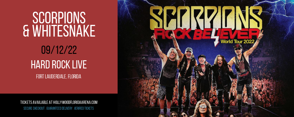 Scorpions & Whitesnake at Hard Rock Live