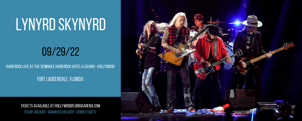 Lynyrd Skynyrd at Hard Rock Live tickets Lynyrd Skynyrd at Hard Rock Live