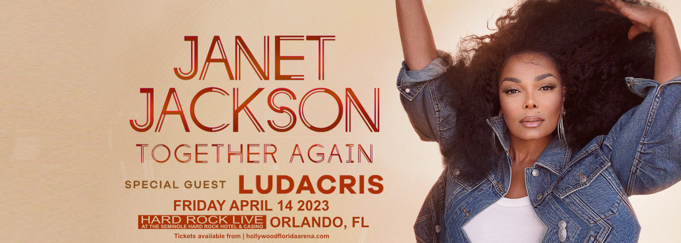 Janet Jackson & Ludacris at Hard Rock Live tickets Janet Jackson & Ludacris at Hard Rock Live