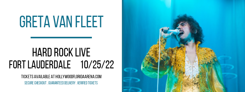 Greta Van Fleet at Hard Rock Live tickets Greta Van Fleet at Hard Rock Live