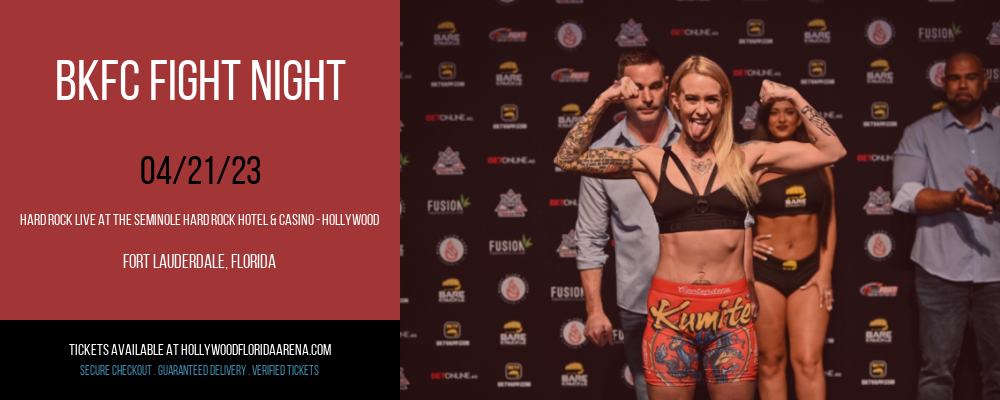 BKFC Fight Night at Hard Rock Live tickets BKFC Fight Night at Hard Rock Live