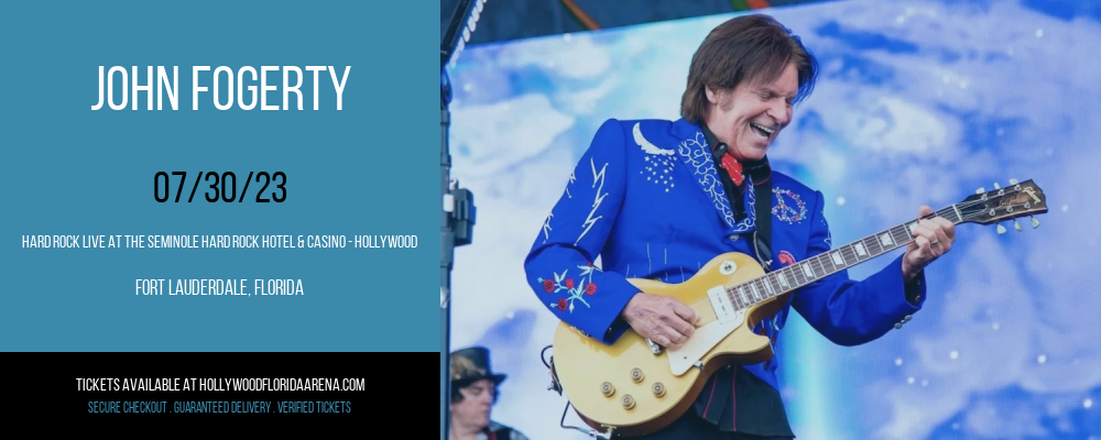 John Fogerty at Hard Rock Live tickets John Fogerty at Hard Rock Live