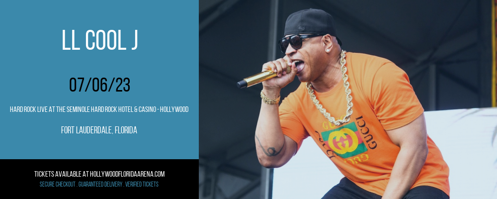 LL Cool J at Hard Rock Live tickets LL Cool J at Hard Rock Live