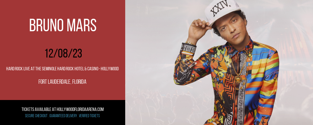 Bruno Mars at Hard Rock Live At The Seminole Hard Rock Hotel & Casino - Hollywood