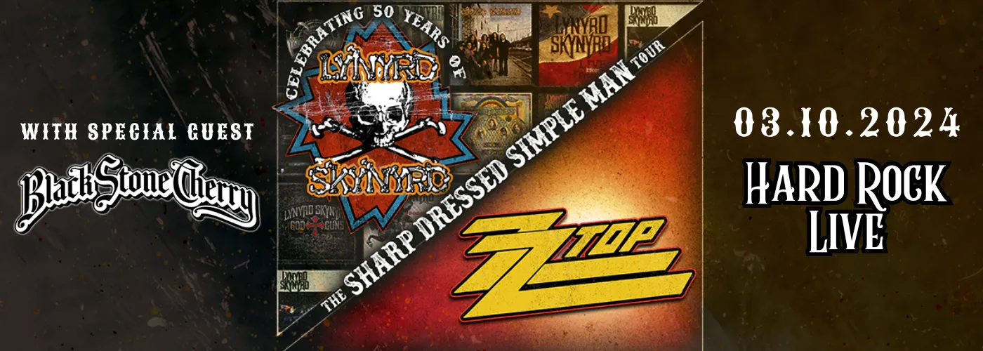 Lynyrd Skynyrd, ZZ Top &amp; Black Stone Cherry