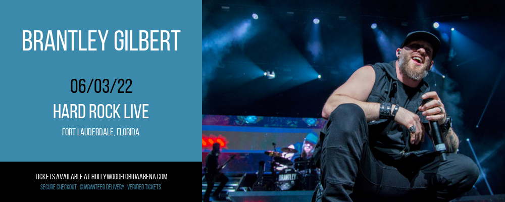 Brantley Gilbert at Hard Rock Live tickets Brantley Gilbert at Hard Rock Live