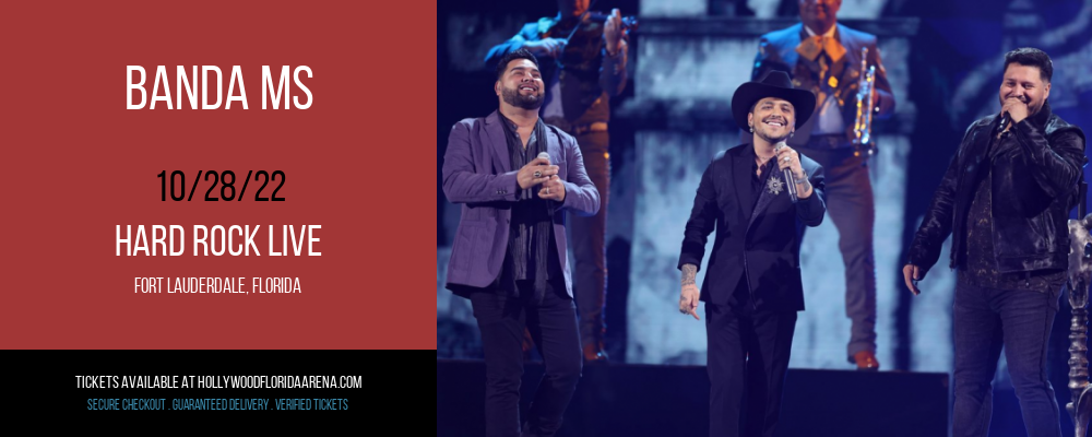 Banda MS at Hard Rock Live tickets Banda MS at Hard Rock Live