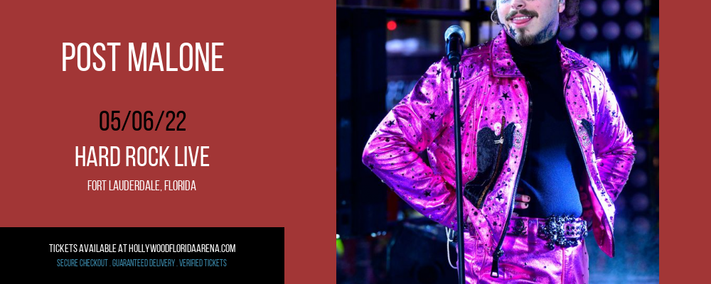 Post Malone at Hard Rock Live tickets Post Malone at Hard Rock Live