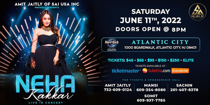 Neha Kakkar at Hard Rock Live