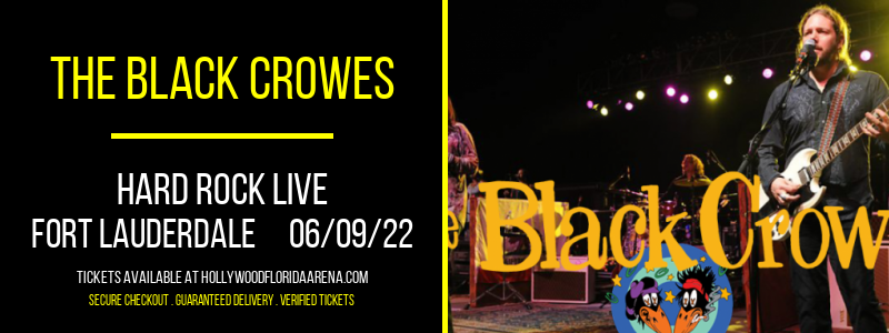 The Black Crowes at Hard Rock Live tickets The Black Crowes at Hard Rock Live