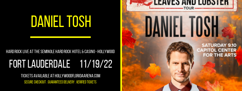 Daniel Tosh at Hard Rock Live tickets Daniel Tosh at Hard Rock Live