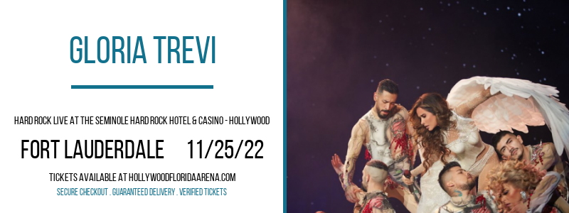 Gloria Trevi at Hard Rock Live tickets Gloria Trevi at Hard Rock Live