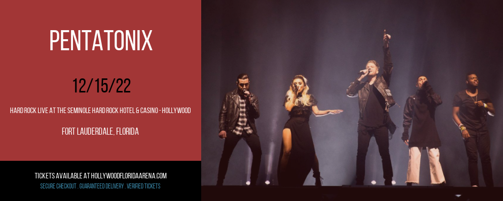 Pentatonix at Hard Rock Live tickets Pentatonix at Hard Rock Live