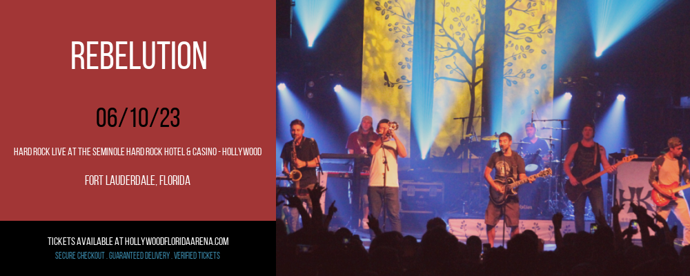 Rebelution at Hard Rock Live tickets Rebelution at Hard Rock Live