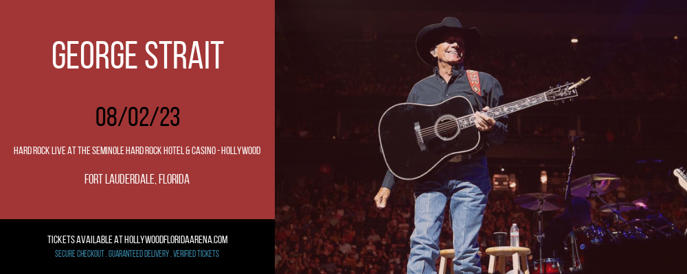 George Strait at Hard Rock Live tickets George Strait at Hard Rock Live