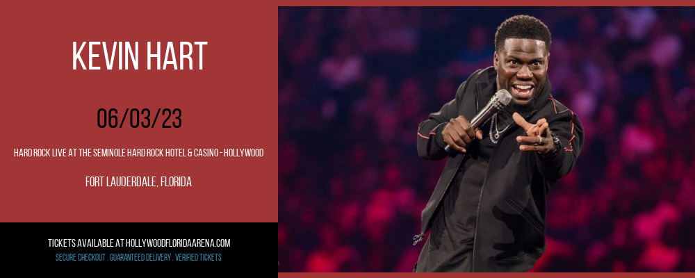 Kevin Hart at Hard Rock Live tickets Kevin Hart at Hard Rock Live