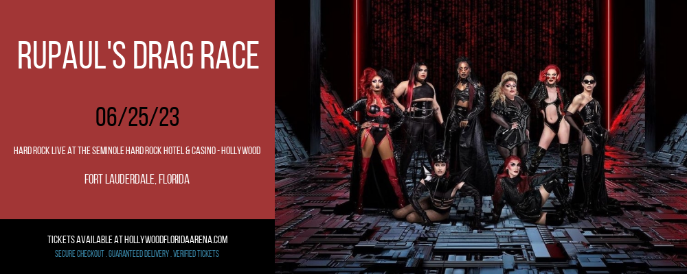 Rupaul's Drag Race at Hard Rock Live tickets Rupaul's Drag Race at Hard Rock Live
