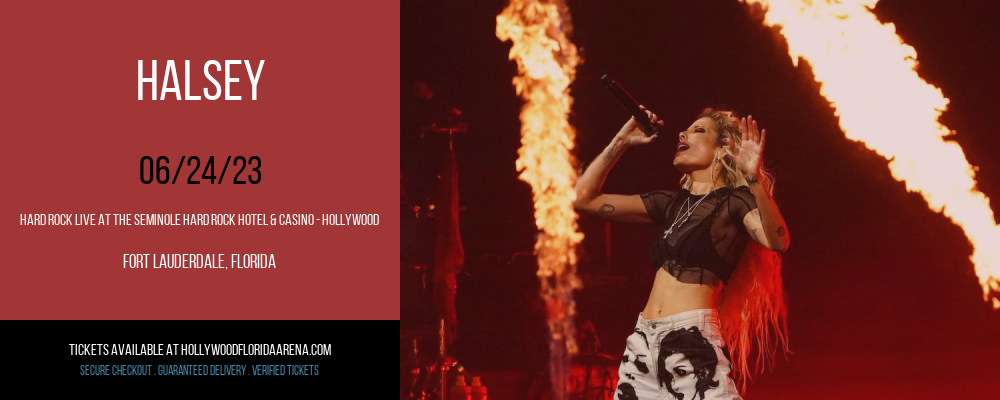 Halsey at Hard Rock Live tickets Halsey at Hard Rock Live
