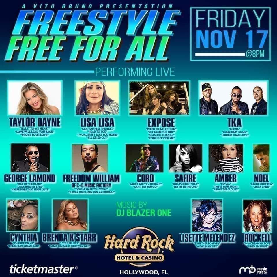 Freestyle Free For All: Expose, Lisa Lisa, Taylor Dayne & Amber