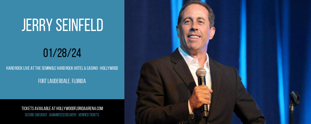 Jerry Seinfeld at Hard Rock Live At The Seminole Hard Rock Hotel & Casino - Hollywood