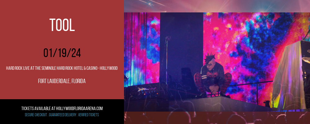 Tool at Hard Rock Live At The Seminole Hard Rock Hotel & Casino - Hollywood