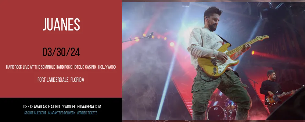 Juanes at Hard Rock Live At The Seminole Hard Rock Hotel & Casino - Hollywood