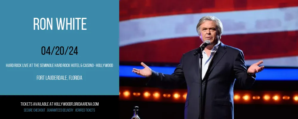 Ron White at Hard Rock Live At The Seminole Hard Rock Hotel & Casino - Hollywood