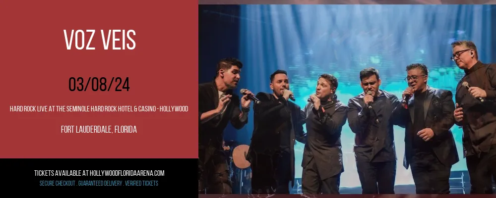 Voz Veis at Hard Rock Live At The Seminole Hard Rock Hotel & Casino - Hollywood