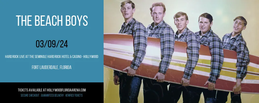 The Beach Boys at Hard Rock Live At The Seminole Hard Rock Hotel & Casino - Hollywood