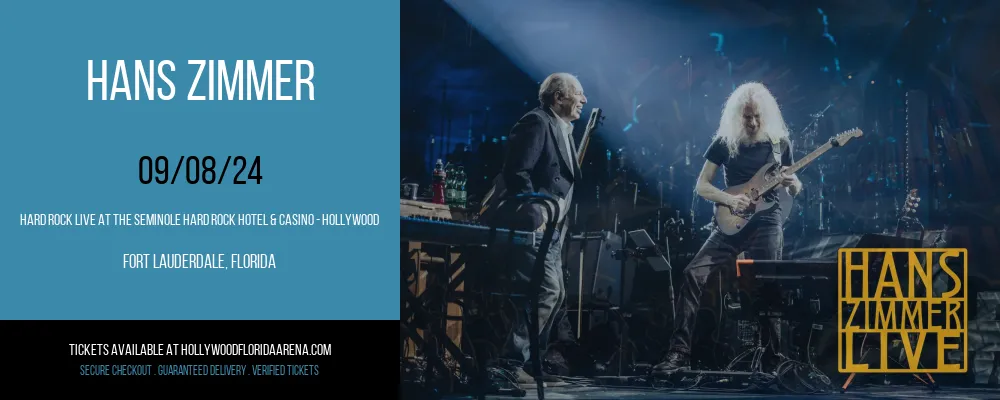 Hans Zimmer at Hard Rock Live At The Seminole Hard Rock Hotel & Casino - Hollywood
