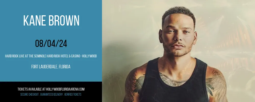 Kane Brown at Hard Rock Live At The Seminole Hard Rock Hotel & Casino - Hollywood
