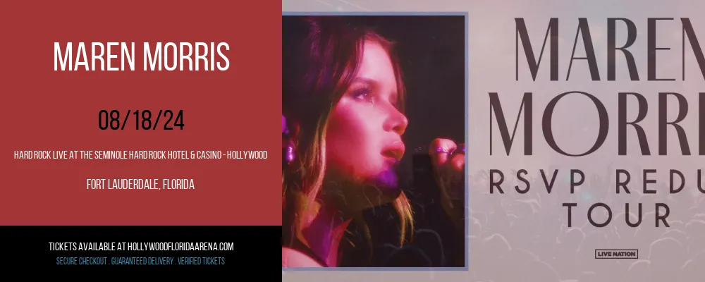Maren Morris at Hard Rock Live At The Seminole Hard Rock Hotel & Casino - Hollywood