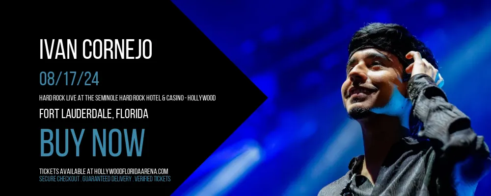 Ivan Cornejo at Hard Rock Live At The Seminole Hard Rock Hotel & Casino - Hollywood