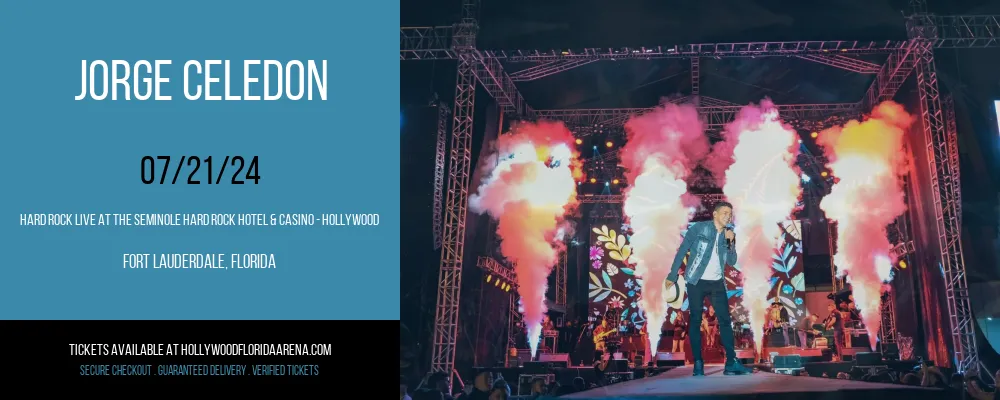 Jorge Celedon at Hard Rock Live At The Seminole Hard Rock Hotel & Casino - Hollywood