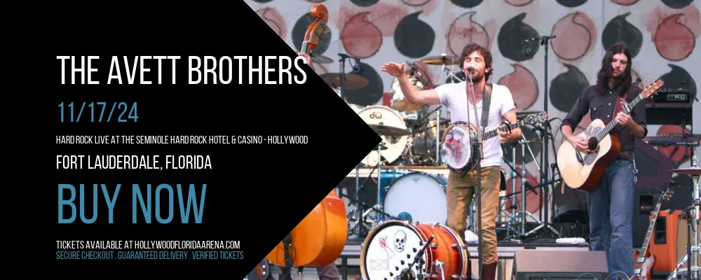 The Avett Brothers at Hard Rock Live At The Seminole Hard Rock Hotel & Casino - Hollywood