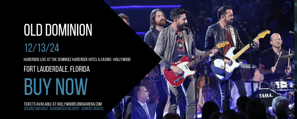 Old Dominion at Hard Rock Live At The Seminole Hard Rock Hotel & Casino - Hollywood