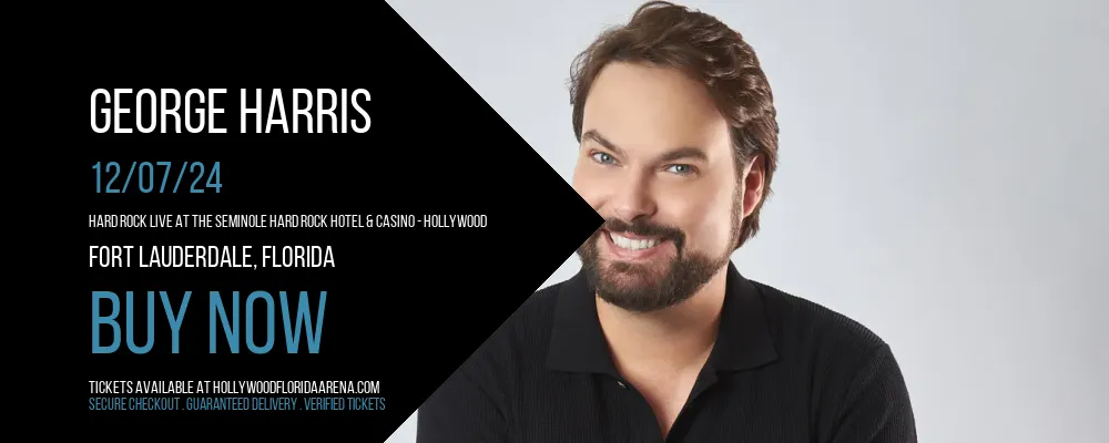 George Harris at Hard Rock Live At The Seminole Hard Rock Hotel & Casino - Hollywood