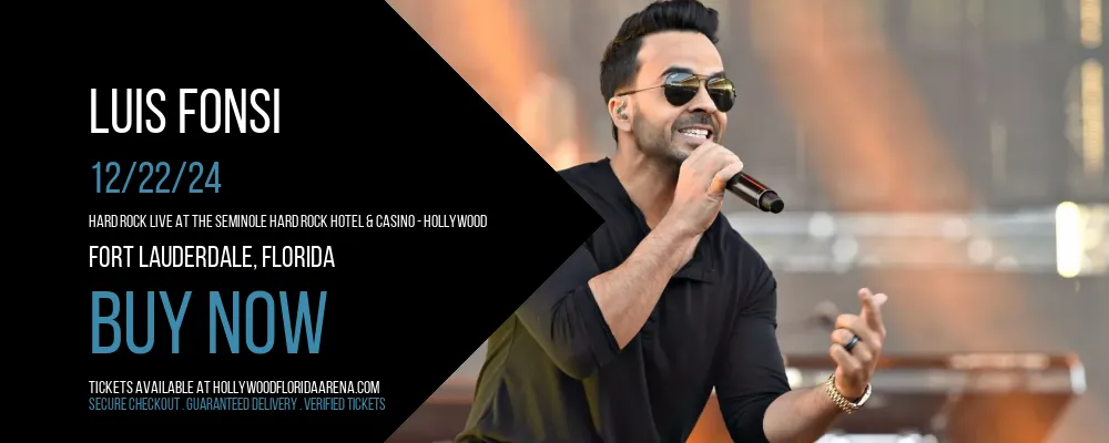 Luis Fonsi at Hard Rock Live At The Seminole Hard Rock Hotel & Casino - Hollywood