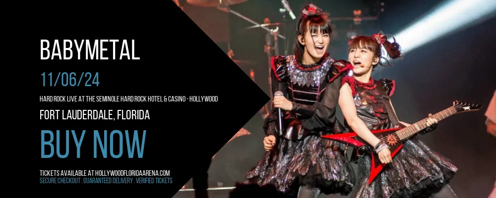 Babymetal at Hard Rock Live At The Seminole Hard Rock Hotel & Casino - Hollywood