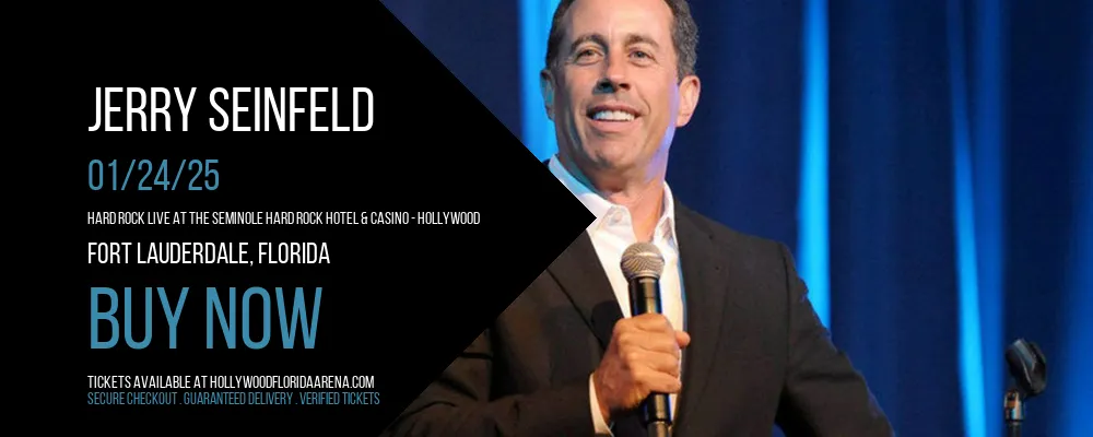 Jerry Seinfeld at Hard Rock Live At The Seminole Hard Rock Hotel & Casino - Hollywood