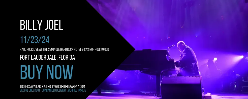 Billy Joel at Hard Rock Live At The Seminole Hard Rock Hotel & Casino - Hollywood