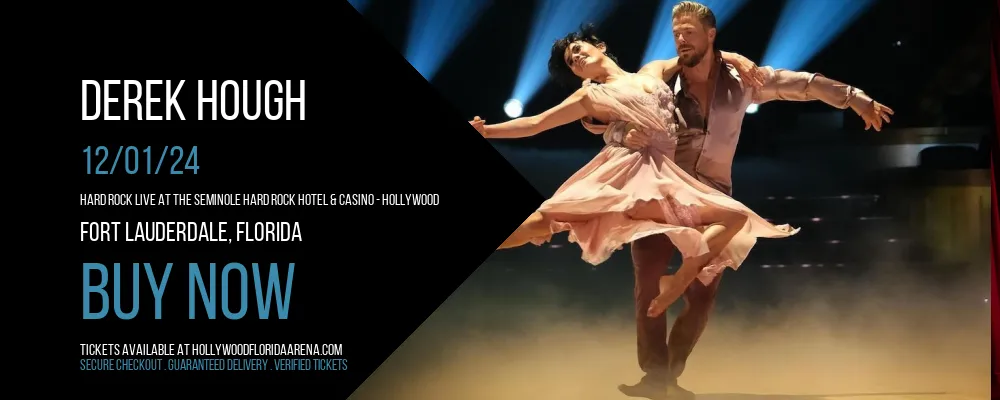 Derek Hough at Hard Rock Live At The Seminole Hard Rock Hotel & Casino - Hollywood