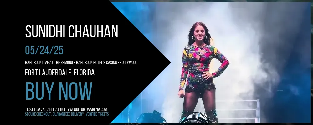 Sunidhi Chauhan at Hard Rock Live At The Seminole Hard Rock Hotel & Casino - Hollywood