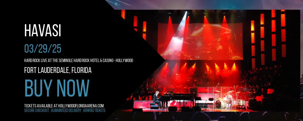 Havasi at Hard Rock Live At The Seminole Hard Rock Hotel & Casino - Hollywood
