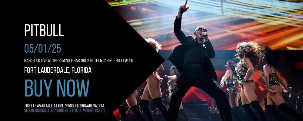 Pitbull at Hard Rock Live At The Seminole Hard Rock Hotel & Casino - Hollywood