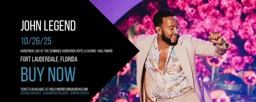 John Legend at Hard Rock Live At The Seminole Hard Rock Hotel & Casino - Hollywood