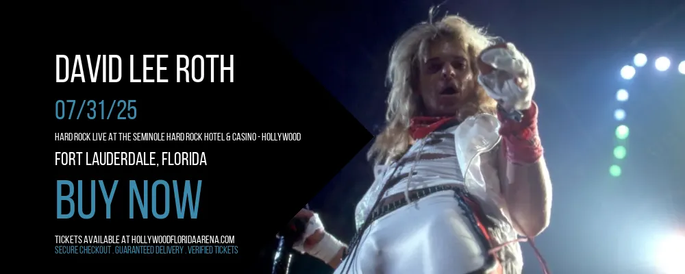 David Lee Roth at Hard Rock Live At The Seminole Hard Rock Hotel & Casino - Hollywood