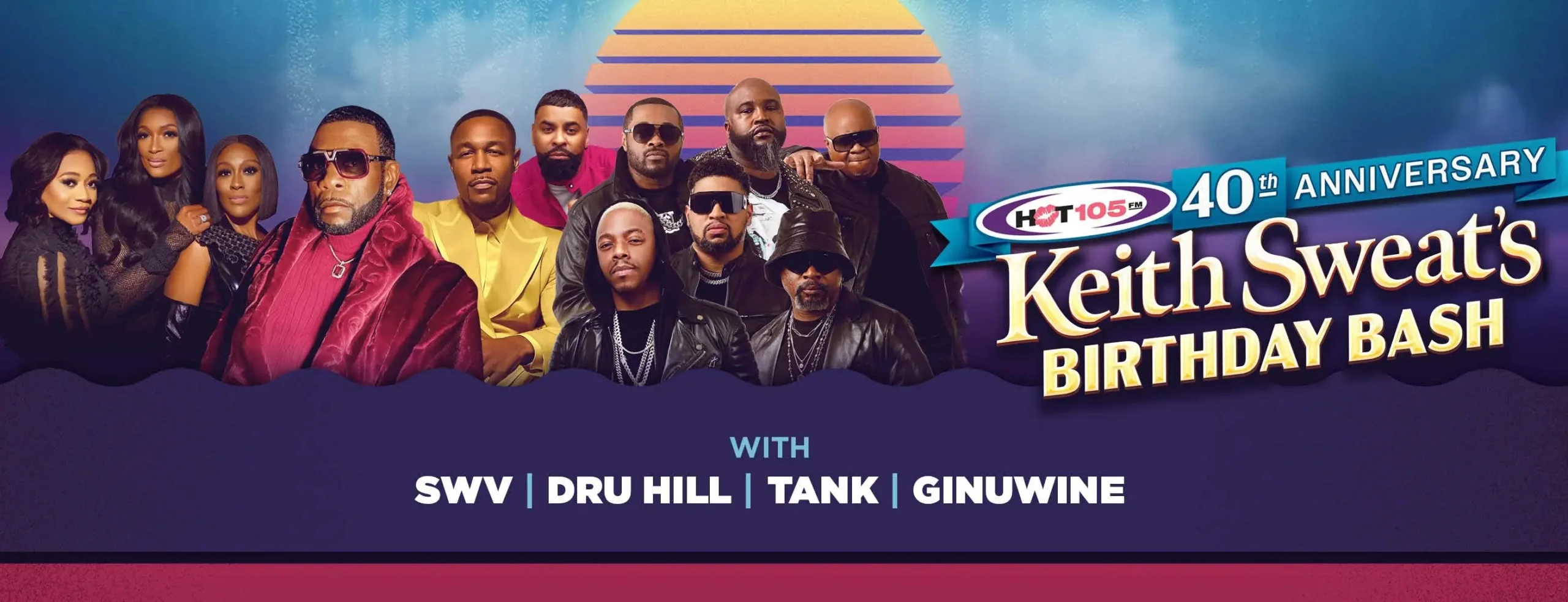 Keith Sweat, SWV, Tank, Ginuwine & Dru Hill